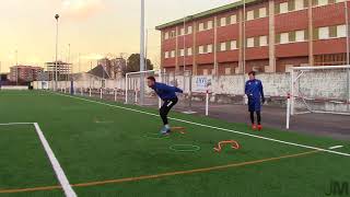 RS GIMNÁSTICA TORRELAVEGA  Entrenamiento de porteros [upl. by Anaihsat]