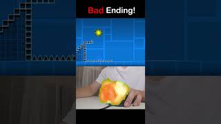 Cube Trap Bad Ending In Geometry Dash 😱 [upl. by Laitselec765]