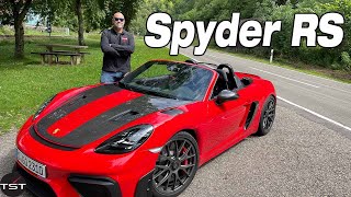 Why The Spyder RS is Porsches Best Factory Boxster Ever And Why I Dont Want One  TheSmokingTire [upl. by Lissie]