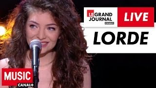 Lorde  Royals  Live du Grand Journal [upl. by Redfield395]