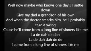 Eric Church  Sinners Like Me with Lyrics [upl. by Ssenav]