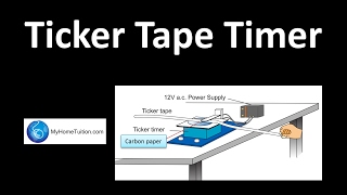 Ticker Tape Timer  Force and Motion [upl. by Betthezul]