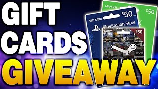 PSN  XBOX  STEAM CARD GIVEAWAY  FREE XBOX GIFT CARD CODES LIVE [upl. by Conlin]