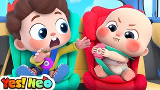 Lets Buckle Up  Safety Rules In The Car  Newborn Baby  Nursery Rhymes amp Kids Songs  Yes Neo [upl. by Katonah484]