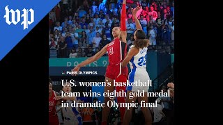 US womens basketball team wins eighth gold medal [upl. by Anez34]