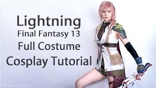 Lightning FF13 Costume Guide  Cosplay Tutorial [upl. by Enidlarej]