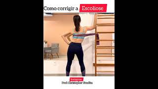 Como corrigir a Escoliose  exercício  prof Christopher Gondim [upl. by Jerold]