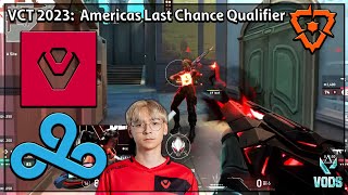 Sentinels vs C9 Epic Match  Americas Last Chance Qualifier [upl. by Dlonyer]