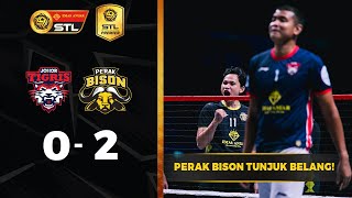 Johor Tigris 02 Perak Bison  Emas Anuar STL 202223 [upl. by Rawden]