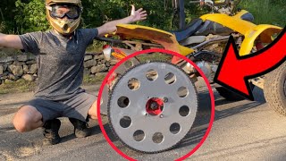 Biggest Sprocket Wheels With Chain [upl. by Enilamme]