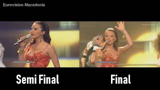 Elena Risteska  Ninanajna  Semi Final vs Final Eurovision 2006 Macedonia [upl. by Lettie]