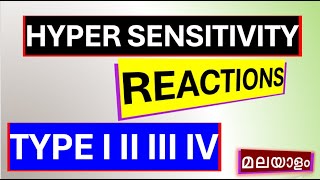 Hypersensitivity Reactions Malayalam Hypersensitivity Reactions Types1 II III IV Mechanism Malayalam [upl. by Christalle]