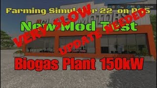 FS22 Biogas Plant 150kW New mod for Mar 25 [upl. by Askari]