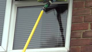 Window Cleaning Tips  Using Wagtail on a pole [upl. by Eibrik]