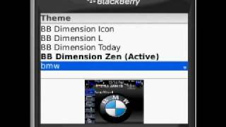 How to download a free theme to your Blackberry phone using OTA over the air transfer [upl. by Hcib]
