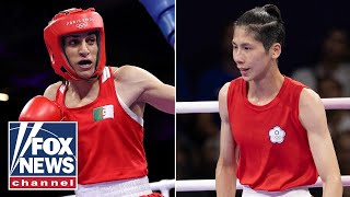 ‘BEATING UP WOMEN’ Outrage grows as Olympic boxers who failed gender tests compete [upl. by Heng287]