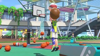 Nintendo Switch Sports Basketball Gameplay [upl. by Annaitsirhc]