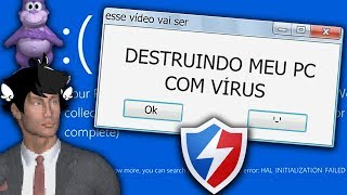 INSTALANDO VÍRUS NO MEU COMPUTADOR [upl. by Ettenwahs]