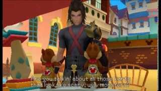 Kingdom Hearts Birth By Sleep  Disney Town Terras Story [upl. by Surazal610]