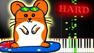 THE HAMPSTERDANCE SONG  Piano Tutorial [upl. by Caldera483]