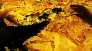 How to make an easy Filo Pastry Phyllo Dough from scratch at home fast method less rolling [upl. by Eirruc775]