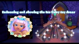 Redeeming and showing the Ice Fairy Toy dress Royale High [upl. by Taran]