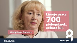 Kieruje pracą 700 pielęgniarek Zobacz jak Onkozałoga 04 [upl. by Saihttam292]