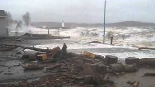 Dalhousie NB Storm Surge [upl. by Bellina]