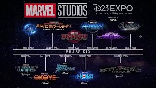 MARVEL D23 PANEL ANNOUNCEMENTS Marvel News Marvel reveals Marvel 2024 Marvel Panel Disney Plus [upl. by Rankin]