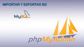 COMO IMPORTAR Y EXPORTAR UNA BASE DE DATOS EN PHPMYADMIN DE MANERA CORRECTA SIN ERRORES [upl. by Meyer646]