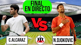 🎾ALCARAZ CAMPEON DE WIBLEDON🎾 FINAL WIMBLEDON EN DIRECTO🔥  LIVE TENNIS NARRANDO EN VIVO [upl. by Ziza]