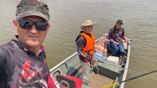 PESCAMOS E FIZEMOS MOLHO DE PEIXE NO FOGÃO A LENHA PESCARIA NO RIO ARAGUAIA [upl. by Robinett]