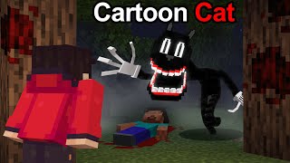 We Survived Cartoon Cat in Minecraft [upl. by Hirsh3]