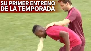 Vomita en el primer entrenamiento del Atlético  Diario AS [upl. by Meggs]