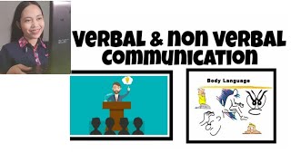 Verbal and Non Verbal Communication  Oral Comm [upl. by Iz]