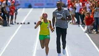 Terezinha Guilhermina Beats Usain Bolt [upl. by Yolanda196]