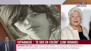 Euthanasie  Le cri de colère de Line Renaud  quotIl faut laisser partir Françoise Hardy et laiderquot [upl. by Josie209]