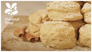 How to make hot toddy scones a warming winter recipe from the National Trust [upl. by Aracahs]