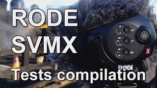 Test Rode Stereo VideoMic X audio SVMX [upl. by Aikit252]