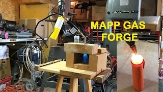 Knife Making  Mapp Gas Forge [upl. by Elisee]