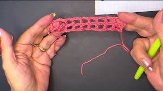 How to filet crochet L❤️ve part 1 crochet [upl. by Russom]