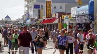 Ocean City Boardwalk  Ocean City Maryland [upl. by Nerek]