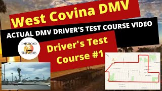 West Covina DMV Drivers Test Route 1  ACTUAL TEST ROUTE Behind The Wheel License Tip Video 2021 [upl. by Notgnilliw977]