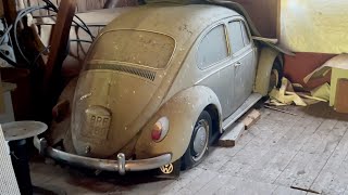 VW Beetle Full Transformation  From Barn Find to Beauty [upl. by Niatsirt]