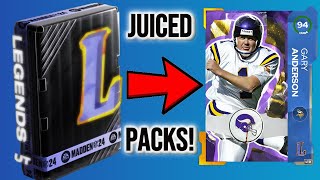 JUICED LEGEND PACK OPENING IN MADDEN 24 [upl. by Israeli]