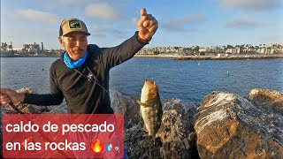 Comviviendo con amigos pescadores y un buen caldo de pescado de los mejor 🍲🎣🔥 Redondo beach ca✌️ [upl. by Georgi276]