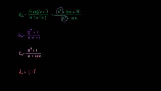 Identificando la convergencia y divergencia de sucesiones [upl. by Dazraf]