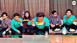 Riyaz aly food eating chalange with Riza afreen amp win iPhone 14 amp reels on Instagram [upl. by Ayidan553]