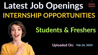 Internship  Internships  Intern Student  Internship Opportunities  Internships near me  Intern [upl. by Retla268]