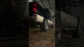 73 powerstroke straight pipe [upl. by Ahselef]